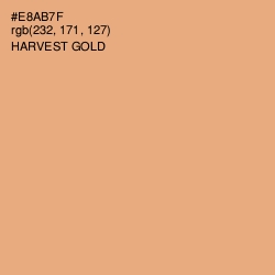 #E8AB7F - Harvest Gold Color Image
